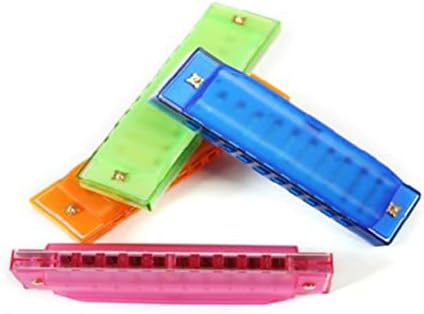 10 Students Music Kids Harmonica Beginner Pink for Educational Hole Plastic Instrument 10 Hole Harmonica Alasum