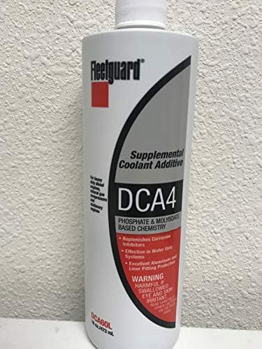 Защитная добавка для охлаждающей жидкости Cummins Filtration DCA60L, 473 мл (DCA4) Fleetguard