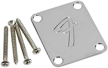 Fender F Neckplate Chrome Fender