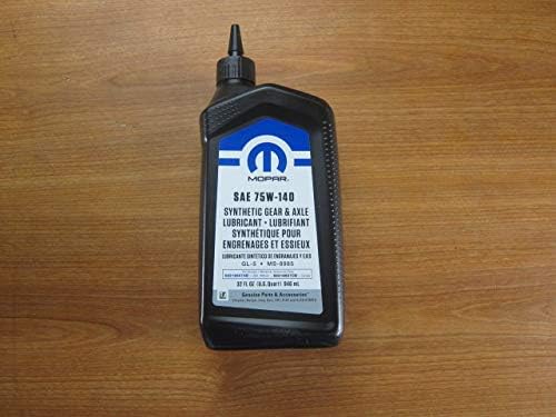 Mopar One Quart SAE 75W-140 Synthetic Gear & Axle Lubricant New OEM Mopar