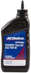 ACDelco GM Original Equipment 10-4108 Dexron 75W-90 Gear Oil - 32 oz ACDelco