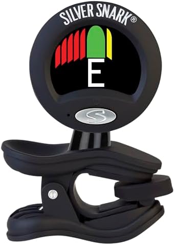 Snark 2 Clip-on All Instrument Tuner-Black/Silver (SIL2-BLACK) SNARK