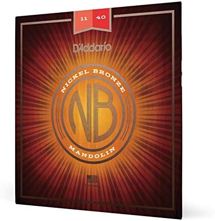 Легкие никелево-бронзовые струны для мандолины D'Addario NBM11540, 11.5-40, с антикоррозийной защитой D'Addario