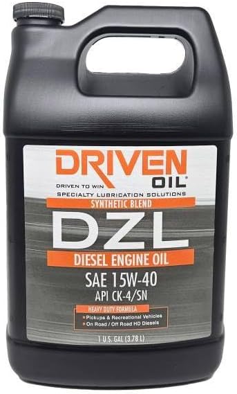 Driven Racing Oil Driven Racing OilDriven Motor Oil, DZL, 15W40, Semi-Synthetic, 1 gal Jug, Each Driven Racing Oil