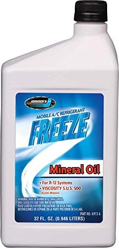 Johnsen's 6912-6 Refrigeration Mineral Oil - 32 oz. Johnsen's