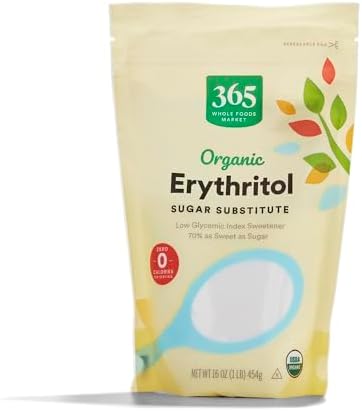 365 by Whole Foods Market, Erythritol Granulated Organic, 16 Ounce 365 by Whole Foods Market