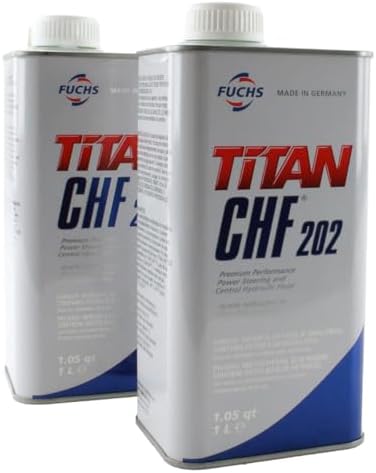 Fuchs 2 Liter TITAN CHF 202 Hydraulic Fluid 2 x 1L Alpaca