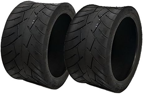 Набор из 2 штуки безкамерных шин 17x8-12 (205/30-12) для гольф-карт, Honda Ruckus, Maddog Ruckus Clone и ATV/UTV MMG