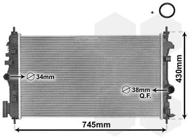 Van Wezel 37002474 Coolant, Engine Coolant Van Wezel Autoparts