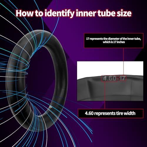 Внутренняя камера 460-17 для мотоцикла, подходит для 130/70-17, 140/70-17, 130/80-17, 140/80-17, 1 шт OuYi