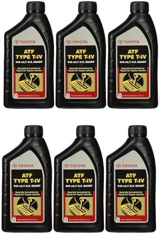 Genuine OEM Set of 6 Quarts ATF Auto Transmission Fluid T-IV For Toyota Lexus Alpaca