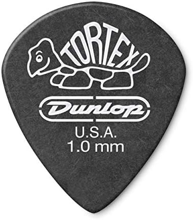 Dunlop Tortex® Pitch Black Jazz III, 1.0mm, 12/Player's Pack JIM DUNLOP