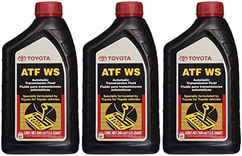 Genuine OEM ATF WS 3 Quarts Automatic Transmission Fluid (3x1 qt) For Toyota Lexus Alpaca