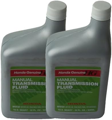 Genuine OEM 2 Quarts Manual Transmission Fluids Conventional For Acura Honda Alpaca