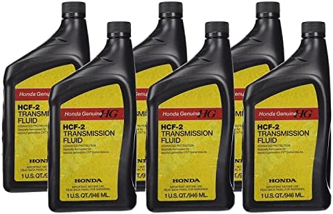 Genuine OEM HCF-2 CVT 6 Quarts Automatic Transmission Fluid (6x1 Qt) For Honda Alpaca