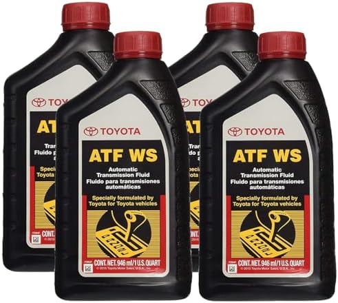 Genuine OEM ATF WS 4 Quarts Automatic Transmission Fluid (4x1 qt) For Toyota Lexus Alpaca