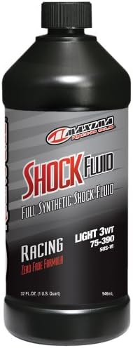 Maxima Racing Oils 50-57901-4PK Synthetic Racing Shock Fluid Medium 3w 32 oz Bottle, 4-Pack Maxima