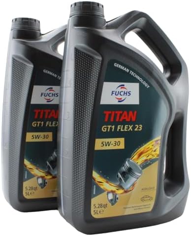 Fuchs 10 Liter TITAN GT1 FLEX 23 SAE 5W-30 ENGINE OIL (2 x 5L) Alpaca