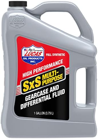 Lucas Oil 11225 Synthetic SXS Milto-Purpose Gearcase & Differential Fluid, 1 Gallon (Pack of 1) Lucas Oil