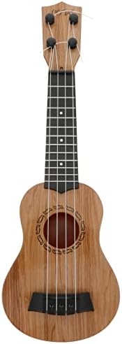 Mini Ukulele Girls Classic 1pc 38CM Ukulele Guitar Plastic 4 Strings Music Beginner Ukulele Guitar Rhyme Developmental Musical Instrument Educational Childrens Ukelele Boy Vaguelly