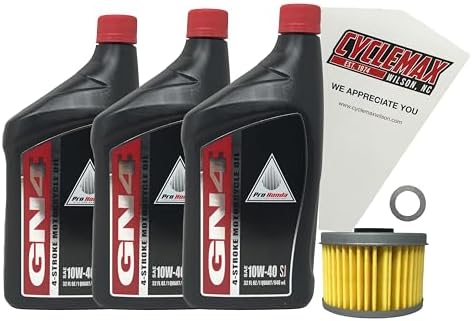 Oil Change Kit compatible with 2000-2006 Honda TRX 350 TRX350 Rancher ATV OE CYCLEMAX