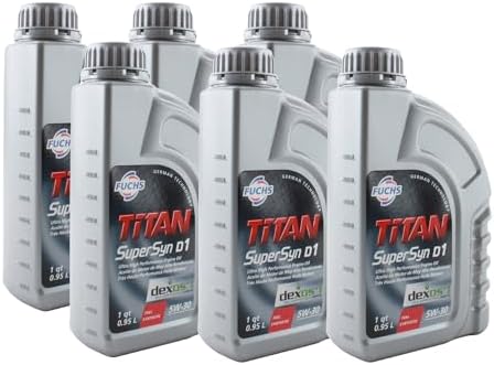 Fuchs 6 Quart TITAN SUPERSYN D1 SAE 5W-30 Engine Oil (6 x 1q) Alpaca