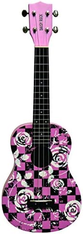 Daisy Rock Concert, 4-String Ukulele, Punk Pink (DRU-3) Daisy Rock