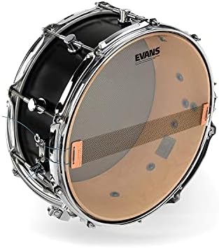 Барабанная мембрана Evans Clear 500 Snare Side, однопластовая 5mil, идеальна для глубоких барабанов и тяжелого рока - 13 дюймов Evans