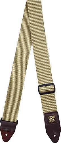 Ernie Ball Tweed Guitar Strap (P04100), Yellow Ernie Ball