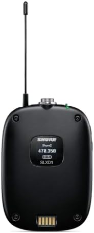 Передатчик Shure SLXD1 для цифровых беспроводных систем SLX-D, 24-битный звук, время работы до 8 часов. Shure