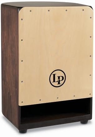 Latin Percussion Cajon, Natural, 19” x 14-1/4” x 14” (LP1461) Latin Percussion