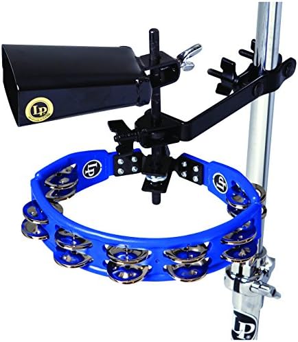 Latin Percussion LP160NY-K Tambourine and Cowbell with Mount Kit Latin Percussion