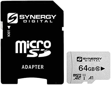 Synergy Digital Camcorder Memory Card, Compatible with Sony HDR-CX405 Camcorder, 64GB Micro SD Secure Digital Memory Card Synergy Digital