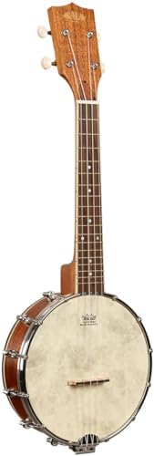 Kala Brand Music Co., 4-String Ukulele, Right, Satin Mahogany, Concert (KA-BNJ-MHG-C) Kala