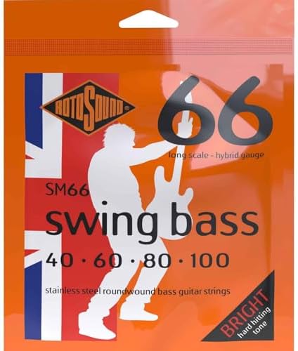 Rotosound SM66 Swing Bass 66 гибридные стальные струны для бас-гитары (40 60 80 100) ROTOSOUND