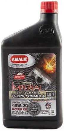 Amalie (71046-56 Imperial Turbo Formula 5W-20 Motor Oil - 1 Quart Amalie