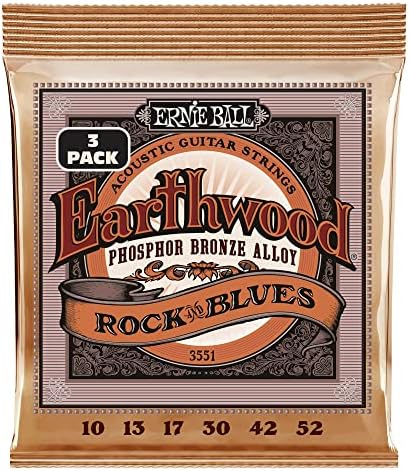 Набор струн для акустической гитары Ernie Ball Earthwood Custom Medium, фосфорная бронза, 3 комплекта, 12.5-56 Ernie Ball