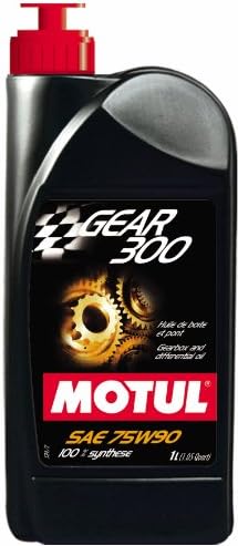 Motul Gear 300 Fully Synthetic Gearbox Oil - 75W90 1L (Pack of 4) Motul