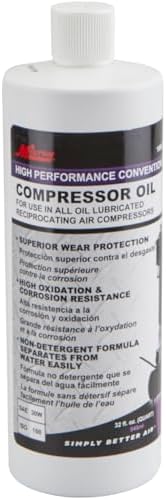 Milton 1002-32 High Performance Conventional Air Compressor Oil ISO-100-32 oz Milton