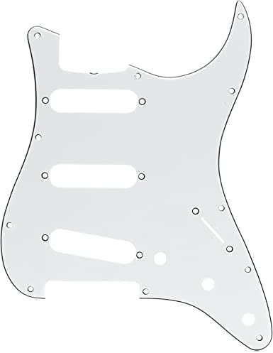 Fender Vintage-Style Pickguard, 60's Stratocaster, 11-Hole - Black 3-Ply Fender