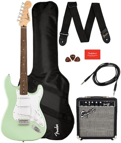 Электрогитара Fender Squier Sonic Stratocaster Pack с усилителем Frontman 10G, чехлом и подпиской на 3 месяца на Fender Play Squier