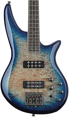 Jackson JS Series Spectra Bass JS3Q, Amber Blue Burst, Laurel Fingerboard Jackson