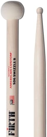 Vic Firth American Custom SD4 Combo, гладкие и легкие палочки для малого барабана, идеально подходят для джазового квартета, длина 40,3 см Vic Firth