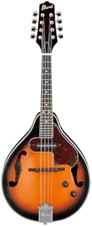 Ibanez M510E 8-String A-Style Mandolin Acoustic-Electric Guitar (Brown Sunburst High Gloss) Ibanez