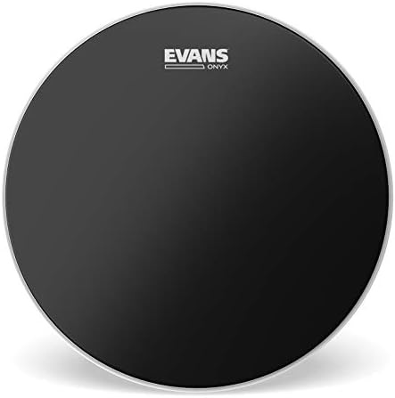 Томовый барабанный мембран Evans Onyx, 6 дюймов, двухслойный, с матовым черным покрытием и высокой прочностью Evans