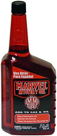 Масло Marvel MM13R Mystery Oil - 946 мл, очищающее и смазывающее инжекторы, улучшает экономию топлива Marvel