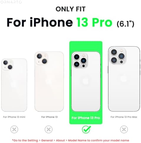 Чехол для iPhone 13 Pro 6.1 из мягкого жидкого силикона, трехслойный гелевый в нежно-голубом цвете ORNARTO