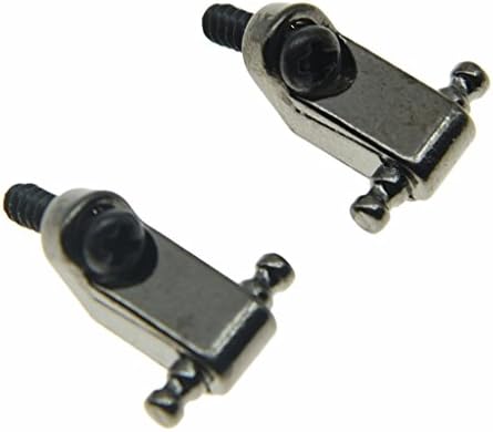 KAISH Set of 2 Guitar String Trees Guitar String Retainer Bar Guides for USA Strat/Tele Black KAISH