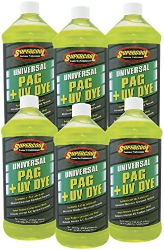 TSI Supercool 27897-6CP Universal Synthetic PAG Oil with U/V Dye, 1 quart, 6 Pack TSI Supercool