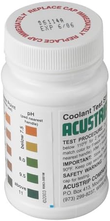 Robinair 75234 Econo-Clean 3-Way Heavy-Duty Truck Coolant Test Strip Robinair